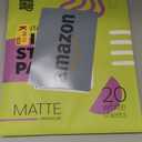 Premium Printable Vinyl Sticker Paper for Inkjet Printer and Laser - 20 White Matte Sticker Paper Waterproof - Durability Adhesive Paper 8.5 x 11, Fast Dry, Holds Ink Well, Great for Cutting Machines