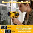 350W Cordless Heat Gun Compatible with Dewalt 20V Battery,Adjustable Temp 1201110,LED Light,Portable Hot Air Gun LCD Digital Display & 4 Nozzles For Shrink Tubing,Crafts,DIY(Tool Only,NO Battery)