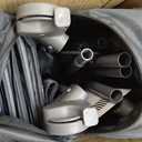 Pamo Babe Portable Playpen Foldable Playard Portable Crib for Baby and Toddlers (Charcoal gray)