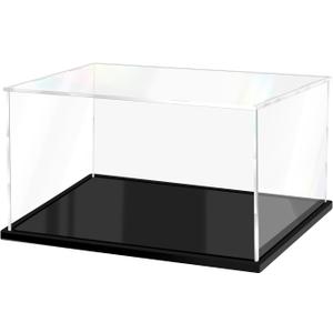 Thickened Clear Acrylic Display Case for Lego Assemble Collectibles Acrylic Box Alternative Protective Display Case for Action Figures Home Hobby (14x8x8 inch; 35x20x20 cm)