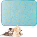 Pet Cooling Mat Ice Silk Cooling Mat for Dogs & Cats Portable & Washable Pet Cooling Blanket, Car Seats, Beds for Summer, Small, 16" x 20"