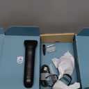 Philips Norelco Body Groomer 5000 Series, Intimate Hair Trimmer & Shaver for Men with Dual 100% Showerproof Full Body Shave & Trim Heads and Two Bi-Directional Body Hair Combs, BG5495/50 (Black)