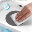 Grownsy Adjustable 4 in 1 Large Bottle Sterilizer and Dryer, 8 Bottles Capacity,Electric Steam Baby Bottle Sterilizer, Sanitizer for Baby Bottles & Pacifiers, Breast Pump Parts Blue