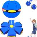 Magic Ball,Magic Bouncing Ball,Interactive Pop-Up Transform,Parent-Child Interactionwith 6 Light (Blue)