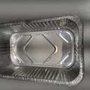 10 x Drip Pans for Char Broil the Big Easy Oil-less Turkey Fryer 2425514W12, Disposable Heavy Duty Aluminum Foil Grease Tray Liner for Charbroil Grill, 10 Pack