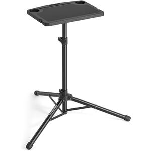 Indoor Cycling Desk - Foldable Tabletop with Non-Slip Surface - Adjustable Height Computer Stand, Bike Trainer & Treadmill Desks