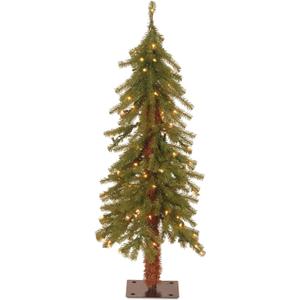 National Tree Company 3ft Pre-Lit Hickory Cedar Mini Christmas Tree