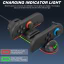 Portable Charging Dock Station for Nintendo Switch 2 Joycon Controller, FANPL Mini Fast Charger Stand for 4 Joy con 2 with Charging Indicator and Type C Charging Cable