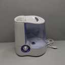 Vicks Warm Mist Humidifier Filter-Free 1-Gal Tank, Auto Shut-Off, Night Light, VapoPad and VapoSteam Compatible (White)