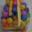 Ball Pit Balls Phthalate Free BPA Free Crush Proof Plastic - 7 Bright Colors in Reusable Play Toys for Kids with Storage Bag