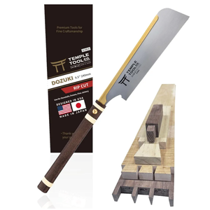 Co. Japanese Pull Saw - Rip-Cut 9.5 - Hand Saw for Dovetails, Tenons, Fine Joinery