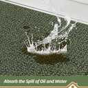 BEQHAUSE Kitchen Runner Rugs 24"x60", Non-Slip Kitchen Mats for Floor, Super Absorbent and Stain Resistant Kitchen Rug, Machine Washable Rugs for Kitchen, Hallway, Laundry & Sink, Green