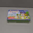 202PCS Puzzles for Toddlers 2-4,Match Games for Toddlers 3-5,Alphabet,Numbers, Animals,ABC Learning Preschool Toddler Learning Activities Educational Toys Game Boy Girl Classroom Must Haves