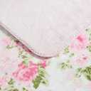 Laura Ashley - Plush Throw Blanket, 50x70, Soft and Warm with a Lightweight Feel, Reversible Floral and Dot Design, Ashfield Pink