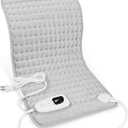 Heating Pad,Heated Blanket,Heating Pad for Back Neck,Grey,24x12 Inch
Electric Heating Pad,Dry/Moist Heat Heating Pads,Heating Pads for Shoulder,Abdomen,Heat Pad for Women Men,Birthday Gift