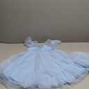 Nileafes Girls Polka Dot Dress Wedding Party Princess Dresses Size110 (3-4 Years, 747 Blue-N)