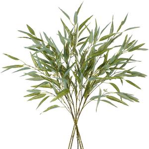 Melorca&Guilla Artificial Plants,6PCS 39" Green Eucalyptus Faux Branches for Vase,Faux Greenery Stems Artificial Plants for Shop Garden Office Home Dcor (6, Green Eucalyptus)