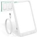 Fitfirst Light Lamp - 10000 Lux Sun Lamp, Gift for Women, 4 Adjustable Brightness Levels, 15-60min Timer Setting, Portable & Foldable Light Box for Home/Office/Travel Use (9 with USB cord)