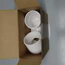 2PCS 2" 90 Degree Elbow PVC Pipe Fitting Adapter Coupling Connector Schedule 40 Slip (Socket x Socket) White Color