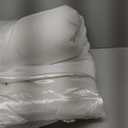 Whale Flotilla 2-Piece Reversible Silky Soft Twin Size Comforter Bedding Set, Luxurious Satin Comforters with Satin Pillowcase, Lightweight Duvet for All Seasons, White (Twin(68"X88"))