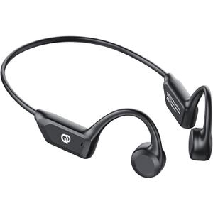 Bone Conduction Headphones, Open Ear Headphones Wireless Bluetooth with Mic, Superior Sound Running Headphones 10H Playtime, Comfortable Fit Waterproof for Music, Workouts, Travel