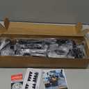 Minicloss 34 Inch Firewood Rack Outdoor Indoor, 2.7ft Wood Storage Rack Stand, Heavy Duty Fire Wood Holder for FireplaceBlack