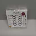 2 x Wispy False Eyelashes Kit With Bond, Seal and Tweezer, 7 Pairs Natural Look Fake Cat Eye Lashes Strips Thin Band Extensions Waterproof Easy Eyelashes for Beginners RQ27