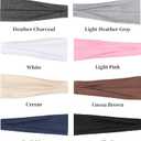 Headbands for Women – 8 Pack Wide Elastic Hair Bands, Soft Stretchy Non-Slip Sweatbands for Workouts, Yoga, Washing Face & Daily Wear