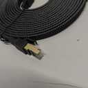YANGER Cat8 Ethernet Cable 15FT, Nylon Braided High Speed Heavy Duty Network LAN Patch Cord, 40Gbps 2000Mhz with Gold Plated RJ45 Connector, Indoor&Outdoor for Modem/Router/Gaming/PC