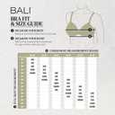 Bali Womens Seamless Underwire Bra, One Smooth U Smoothing Underwire Bras for Women, Convertible Straps, Ultra Light (36C, In the Navy 2)