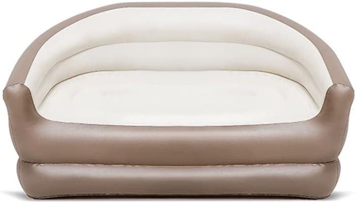 Twin Size Air Mattress Inflatable SofaDouble Inflatable Chair for Adults-Flodable Blow Up Couch Lounger-Portable Air Sofa for Indoor Living/Tent Camping/Outdoor Activities
