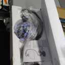 Tiffany Lamp,21x11x8 inches Stained Glass Lamp,Purple Baroque Tiffany Style Table Lamp with Three-Color Dimming for Bedside Table,Dining Table,Antique Office