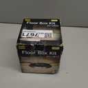 RACO 6239NI Floor Kit with Recessed Duplex 15A TR Device and Adjustable Steel Box, 1-Gang, Nickel