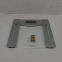 Taylor Weight Tracking Smart Scale for Body Weight with Bluetooth Sync, 400 lb Capacity, HSA/FSA Eligible, Glass & Metallic Silver Platform, Blue Backlit Display, Syncs with WeighSync App, Clear