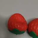 Strawberry Squishy Stress Balls for Kids and Adults 2 PCS - Fruit Stress Squishy Toy for Kids Party Favors, Fun Dough Ball Fidget Squeeze Toys, Ideal for Anxiety Relief, OCD, ADHD, ADD