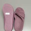 Litfun Women's Orthopedic Slippers with Arch Support Adjustable Open Toe House Shoes for Plantar Fasciitis (Purple, M)
