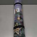 Christmas Kitchen Mats Set of 2, 17x30 + 17x47 Inch Xmas Kitchen Rugs, "Merry Christmas And Happy New Year" Pinecone & Star Decor, Non - Slip Floor Mats for Kitchen, Dining Area Christmas Decoration