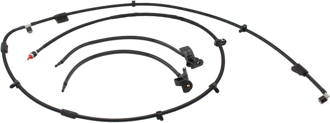 Windshield Washer Upper Hose and Wiper Washer Nozzle Sprayer Jets for Ford Explorer 2011-2015