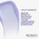 Redken Blondage Color Depositing Purple Conditioner For Blonde Hair - Tones & Moisturizes Brassy Hair