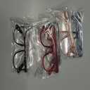 CCVOO 6 Pack Blue Light Blocking Reading Glasses, Anti Headache/Glare/Eye Strain Readers Computer Eyeglasses Women/Men (6 Pack Mix,1.75)