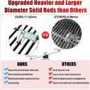 Charbrofire 463342119 463347017 Grates Grill Replacement Parts for Charbroil Grill Grates 463335517 463376017 463347418 463347519 463342118 463347518 463332718 G470-0003-W1 G470-0002-W1