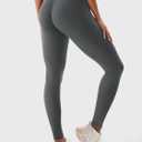 YEOREO Yoga Pants Workout Leggings for Women Hidden Scrunch Butt Lifting Leilanie High Waisted Tummy Control Gym Leggings (Black, S)