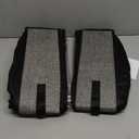 Onlyeasy Sturdy Under Bed Shoe Storage Organizer, Set of 2, Fit 12 to 24 Pairs, Underbed Shoes Closet Storage Solution with Clear Window, Breathable, L29.3 x W23.6 x H5.9, Linen-like Black, MXAUBSB2P