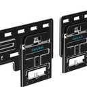 Ultra Slim TV Wall Mount - 42 to 100 inch Flat & Frame TV, Low Profile 0.31' Micro Gap, Holds up to 176 lbs, Blends in Any Interior