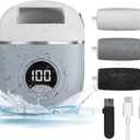 Electric Foot Callus Remover, Rechargeable & Waterproof Pedicure Tool with 3 Roller Heads, 2 Speeds for Dead, Hard, Cracked, Dry Skin Care