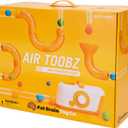 Fat Brain Toys The Original Air Toobz, Air-Powered STEM Building Toys for Kids & Teens, Kids Building Toys, STEM Toys for 3+ Year Old, 11.5 x 6.5 x 6 inches