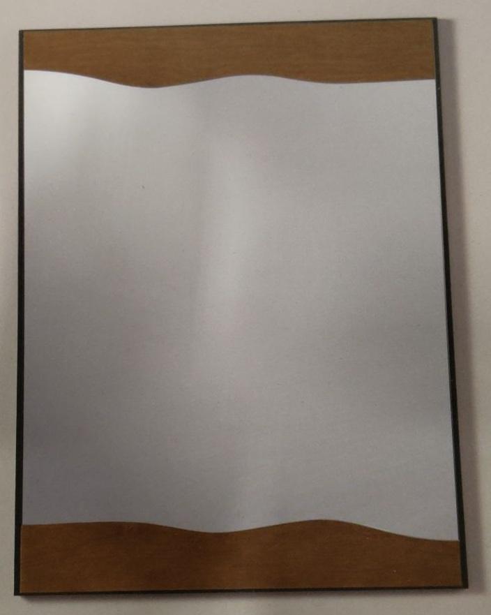 Modavari Home Fashions, Accent Mirror Wood and Metal Finish, 30x40