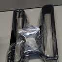 Velvet Hangers Non Slip - 20 Pack Pants Hangers for Closet - Thin Space Saving Clothes Hanger - Strong, Durable, Jean Perchas with 360 Degree Rotatable Hook for Tank Top (Black Silver Hook)