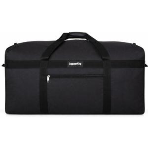 44-Inch Cargo Duffle Bag - Heavy Duty Hockey Bag for Versatile Storage - Gym, Hockey, Travel - Durable and Storageble Black Sports Bag, XL
