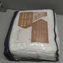 IHOUSTRIY Ruffle Duvet Cover Queen Size,100% Washed Microfiber 3pcs Bedding Duvet Cover Set, Shabby Chic Farmhouse Duvet Cover and Pillow Shams, Zipper Closure & Corner Ties, Easy Care, White - Queen